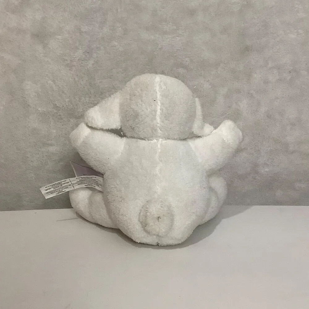 Mary Meyer Baby Lamb Plush Toy Cross‎ Embroidery White 8